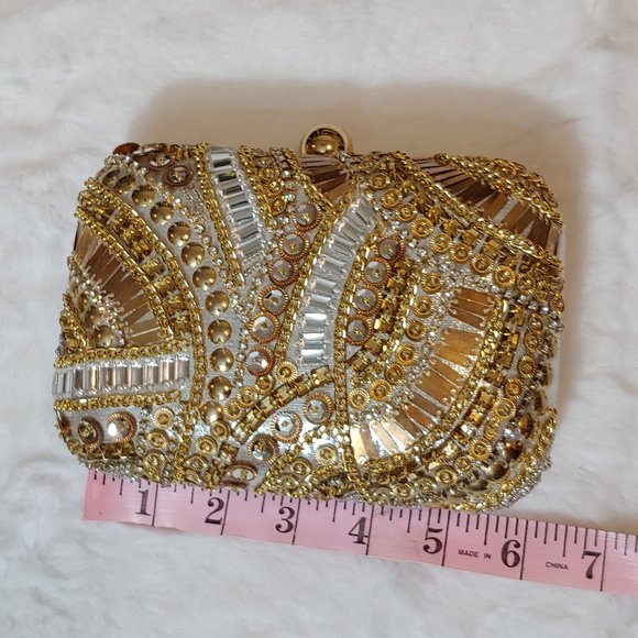INC INTERNATIONAL CONCEPTS JOCELYN BEADED CLUTCH BAG - Picture 10 of 14